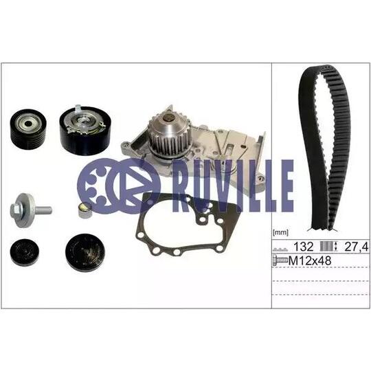 55519711 - Water Pump & Timing Belt Set 