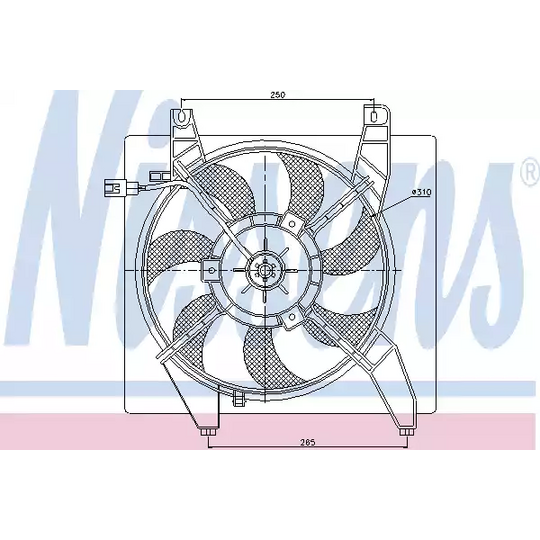 85363 - Ventilaator, mootorijahutus 