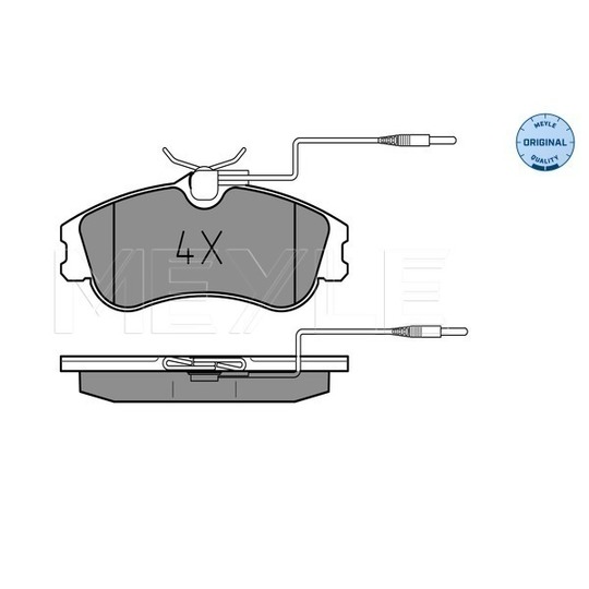 025 231 2419/W - Brake Pad Set, disc brake 