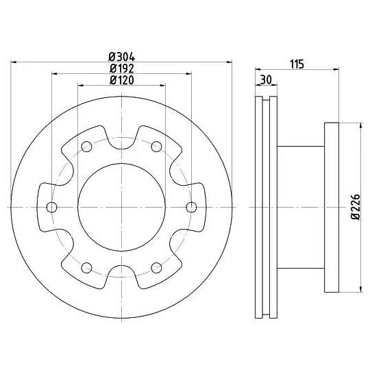 CVD651 - Brake Disc 