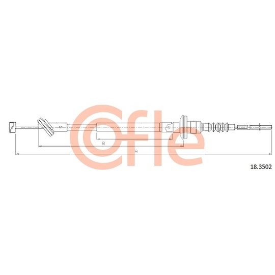 18.3502 - Clutch Cable 