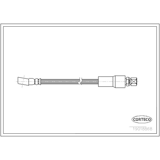 19018868 - Brake Hose 