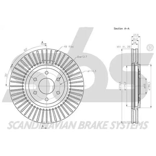 1815202276 - Brake Disc 