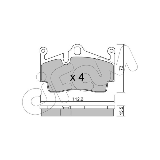 822-894-0 - Brake Pad Set, disc brake 