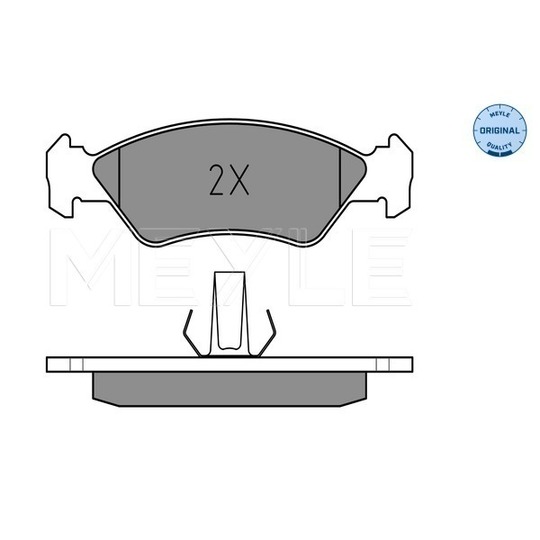 025 231 0217 - Brake Pad Set, disc brake 
