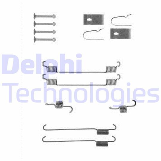LY1388 - Accessory Kit, parking brake shoes 