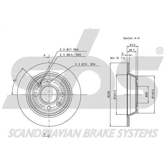 1815204107 - Brake Disc 