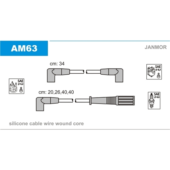 AM63 - Ignition Cable Kit 