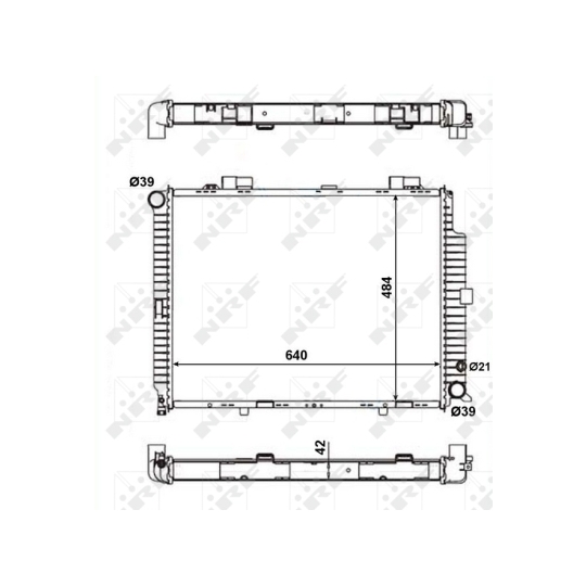 56139 - Radiaator, mootorijahutus 