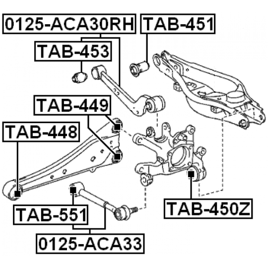0125-ACA33 - Track Control Arm 