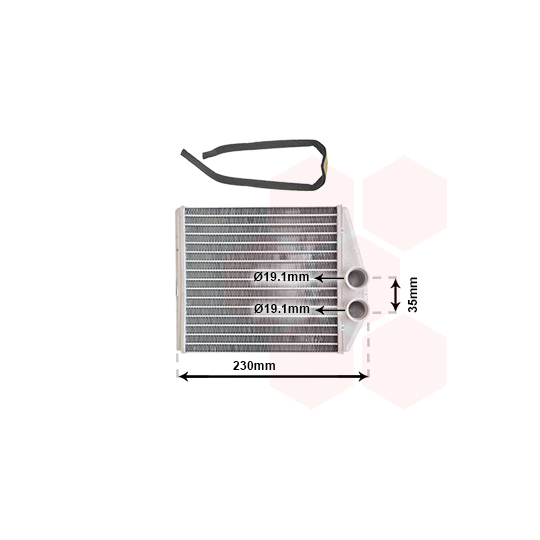 37006355 - Heat Exchanger, interior heating 
