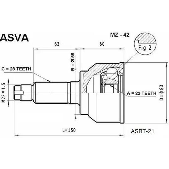 MZ-42 - Ledsats, drivaxel 