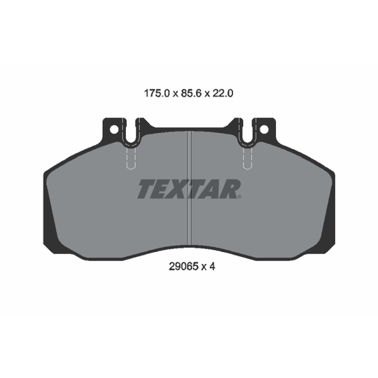 2906504 - Brake Pad Set, disc brake 