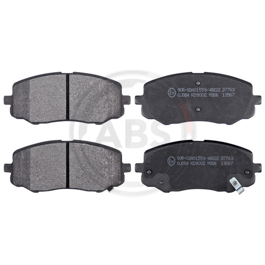 37763 - Brake Pad Set, disc brake 
