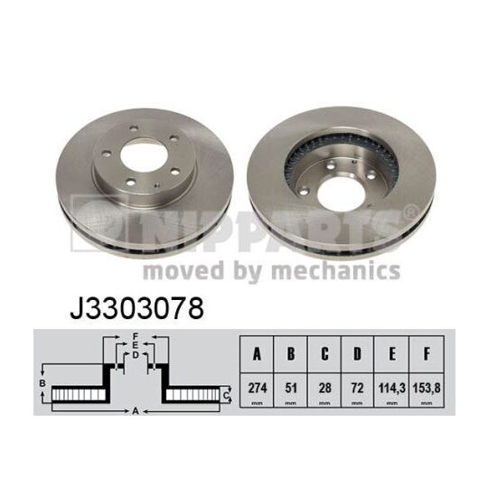 J3303078 - Brake Disc 