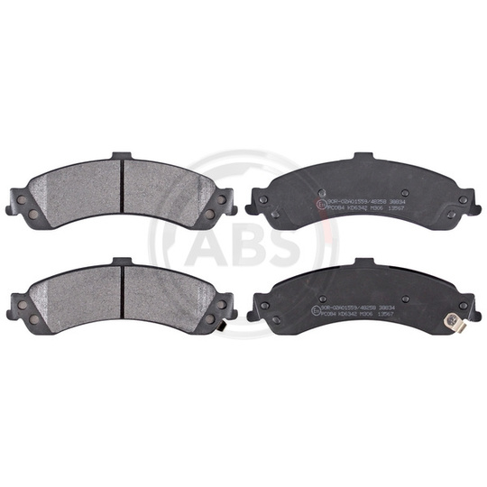 38834 - Brake Pad Set, disc brake 