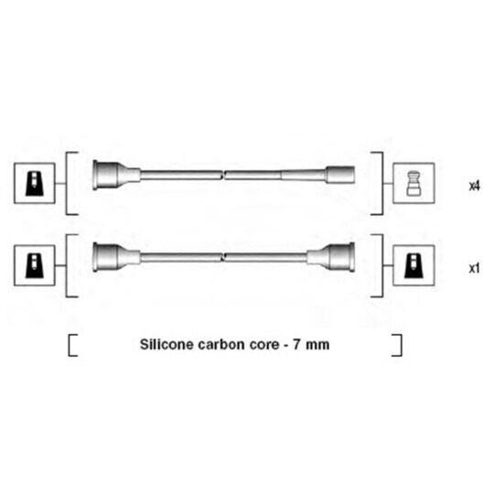 941125460694 - Süütesüsteemikomplekt 