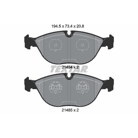 2148401 - Brake Pad Set, disc brake 