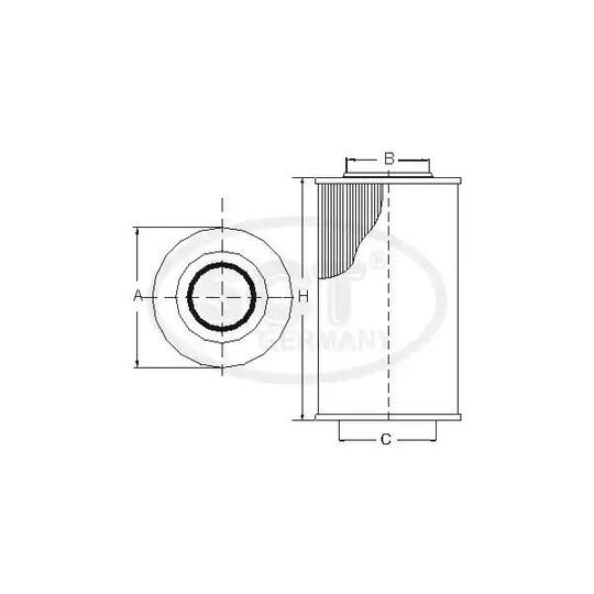 SC 7043 P - Fuel filter 