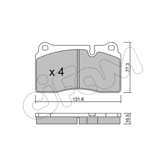 822-695-0 - Brake Pad Set, disc brake 