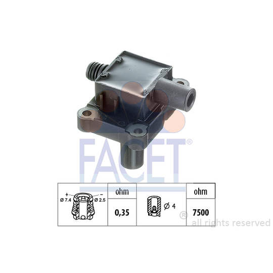 9.6216 - Ignition coil 