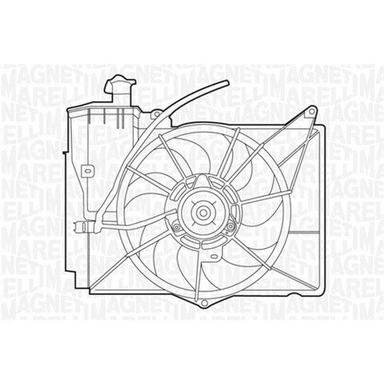 069422360010 - Fan, radiator 