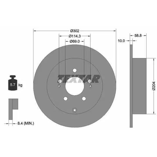 92148400 - Brake Disc 