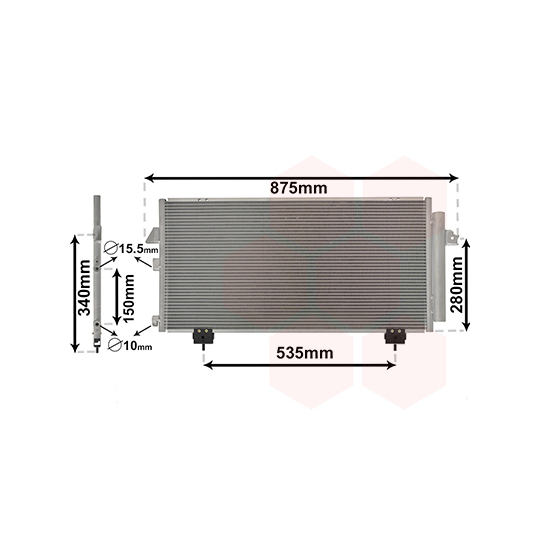 53005281 - Condenser, air conditioning 