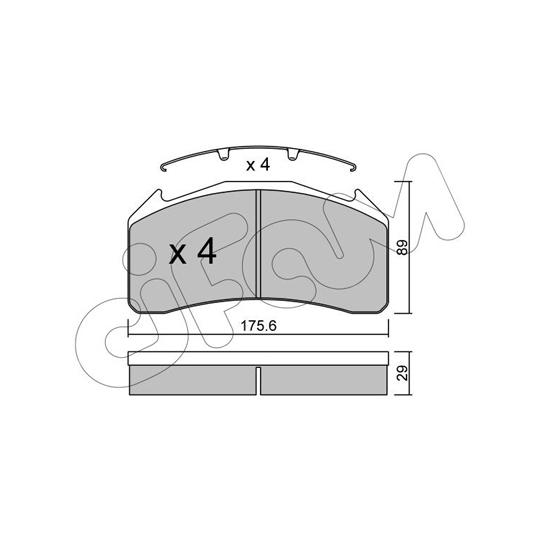 822-591-0 - Brake Pad Set, disc brake 