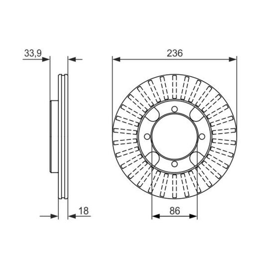 0 986 479 851 - Brake Disc 