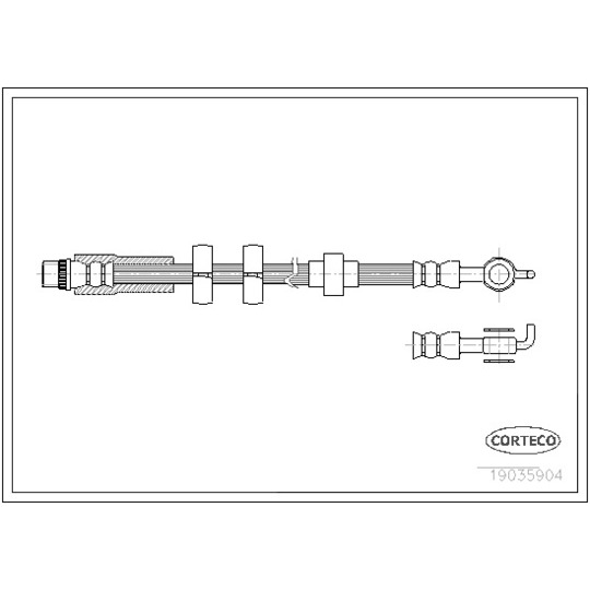 19035904 - Brake Hose 