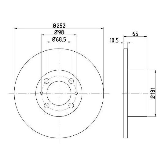 92015100 - Brake Disc 