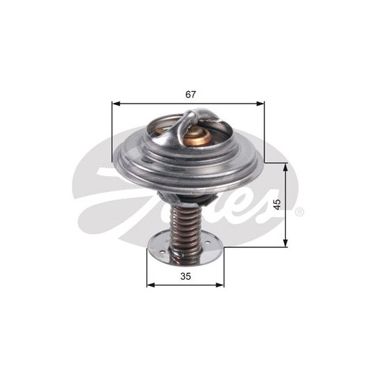 TH45688G1 - Thermostat, coolant 