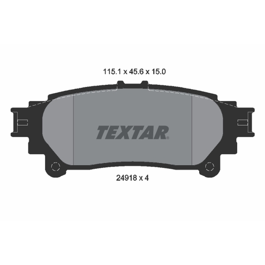 2491801 - Brake Pad Set, disc brake 