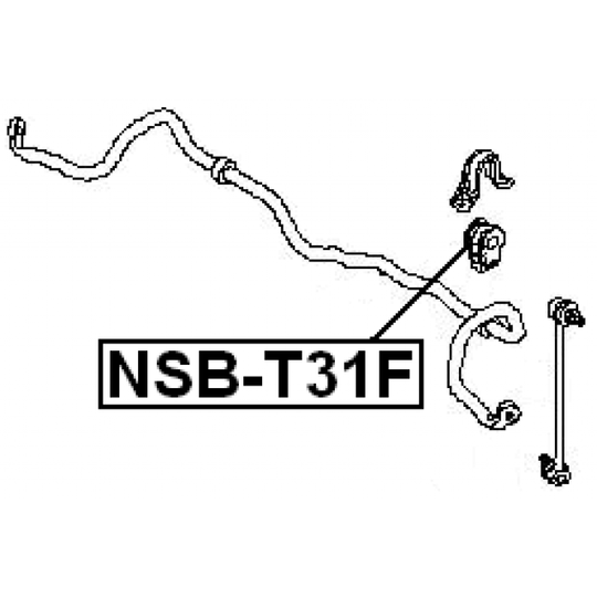 NSB-T31F - Kinnitus, stabilisaator 