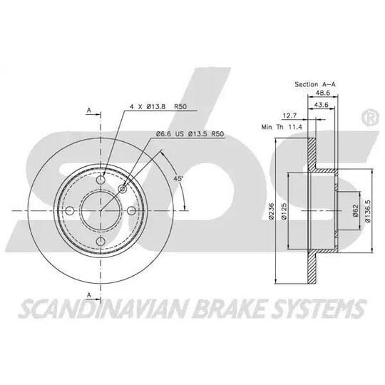1815204306 - Brake Disc 