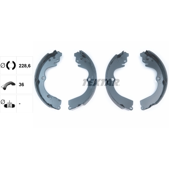 91045901 - Brake Shoe Set 