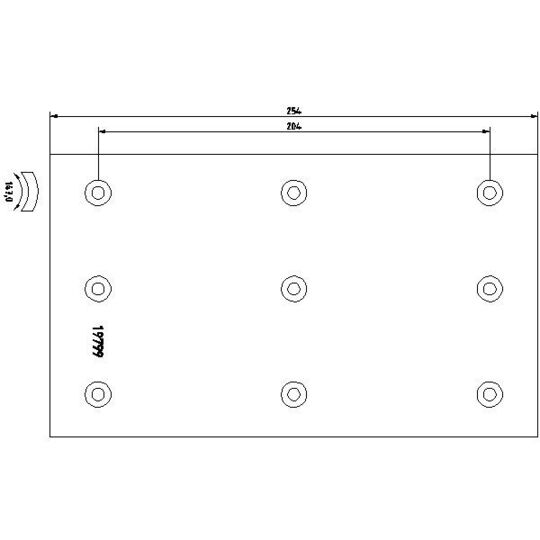 1979902 - Brake Lining Kit, drum brake 