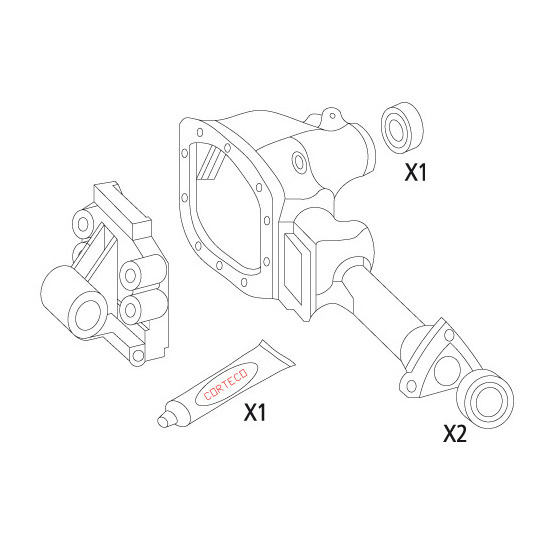 19535828 - Packningssats, differential 