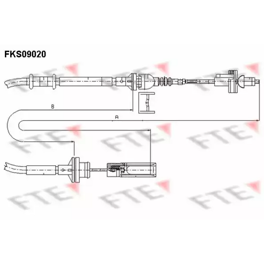 FKS09020 - Clutch Cable 