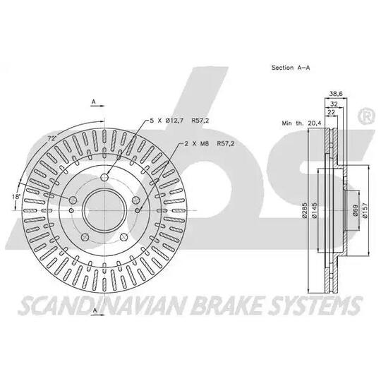 1815203048 - Brake Disc 