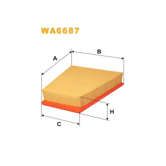 WA6687 - Air filter 
