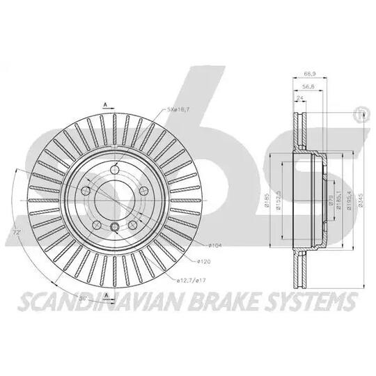 1815201579 - Brake Disc 
