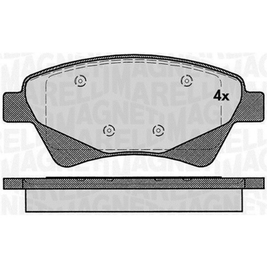 363916060380 - Brake Pad Set, disc brake 