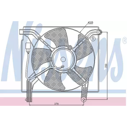 85360 - Fan, A/C condenser 