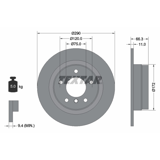 92261003 - Brake Disc 