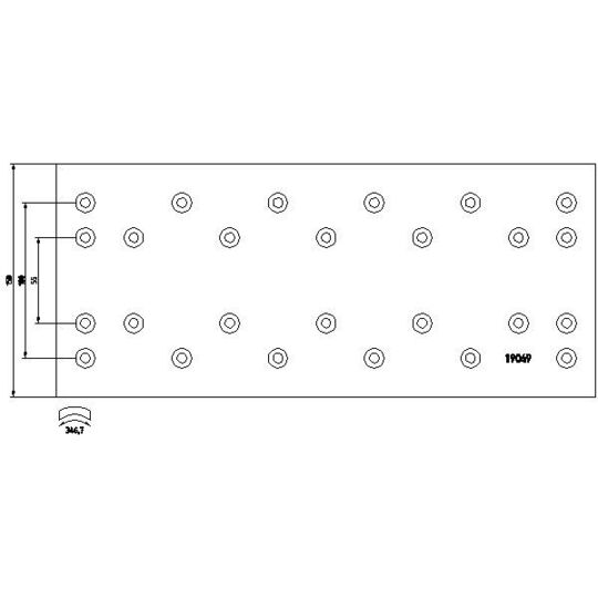 1904911 - Brake Lining Kit, drum brake 