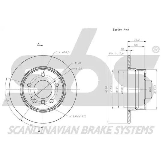 1815201586 - Brake Disc 