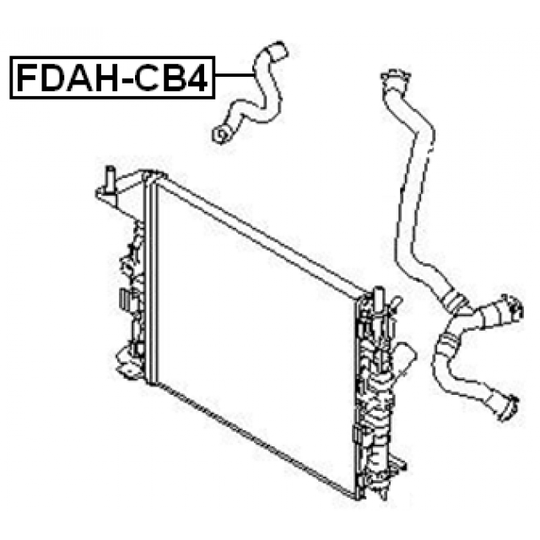 FDAH-CB4 - Jäähdytysnesteputki 
