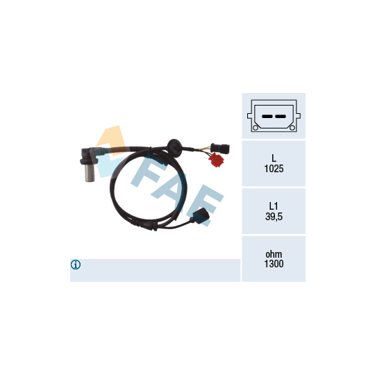 78063 - Sensor, wheel speed 